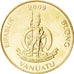 VANUATU, 5 Vatu, 2009, British Royal Mint, KM #5, MS(63), Nickel-Brass, 23.5,...
