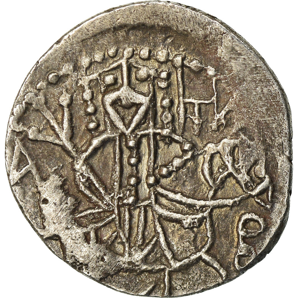 Moneta, Alexis IV Comnène, Asper, 1417-1429, Double struck, MB+, Argento