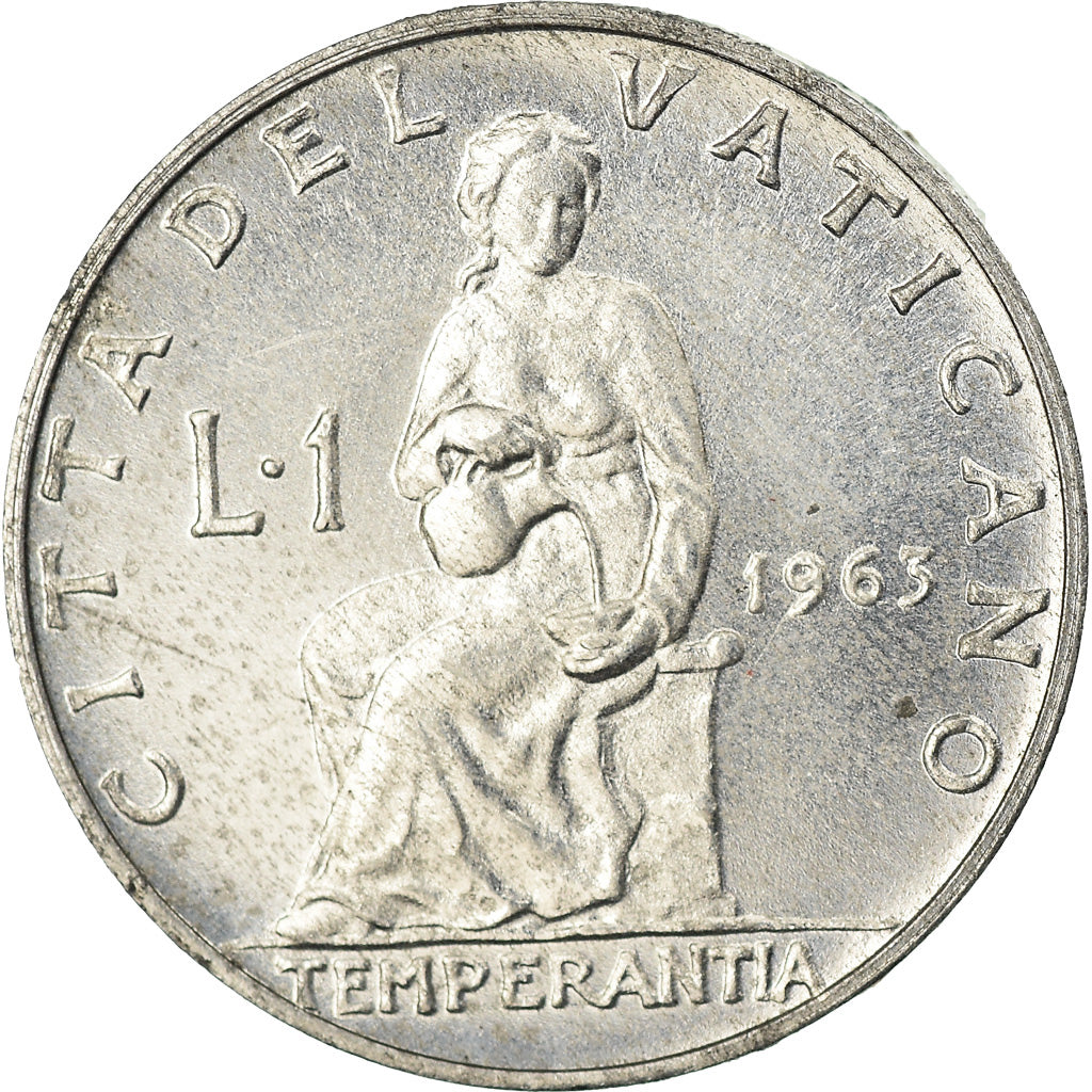 Moneta, CITTÀ DEL VATICANO, Paul VI, Lira, 1963, SPL, Alluminio, KM:76.1