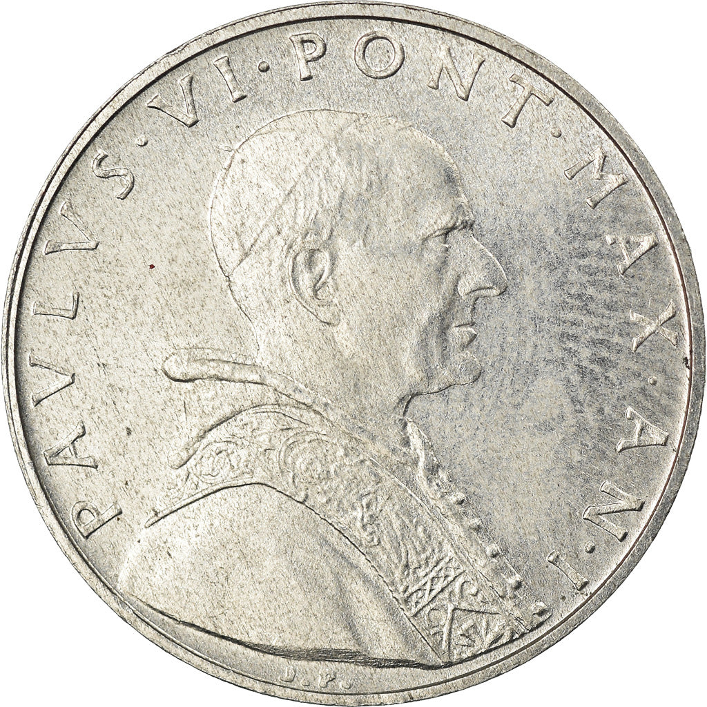Monnaie, Cité du Vatican, Paul VI, 5 Lire, 1963, SPL, Aluminium, KM:78.1