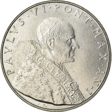 Münze, Vatikanstadt, Paul VI, 50 Lire, 1963, UNZ, Stainless Steel, KM:81.1