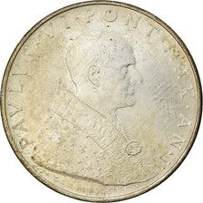 Moneta, PAŃSTWO WATYKAŃSKIE, Paul VI, 500 Lire, 1963, MS(63), Srebro, KM:83.1