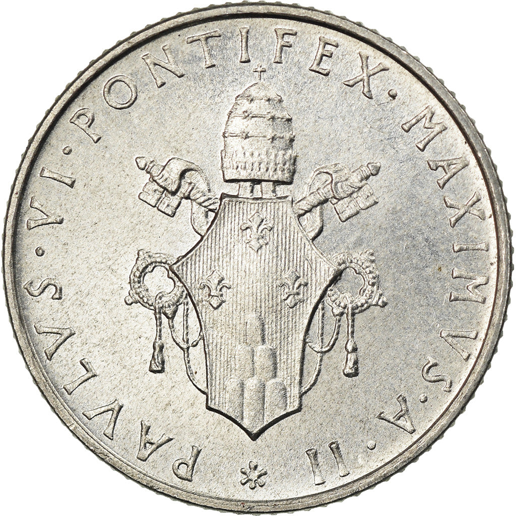 Moneta, CITTÀ DEL VATICANO, Paul VI, 2 Lire, 1964, SPL, Alluminio, KM:77.2