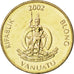 Moneda, Vanuatu, 100 Vatu, 2002, SC, Níquel - latón, KM:9