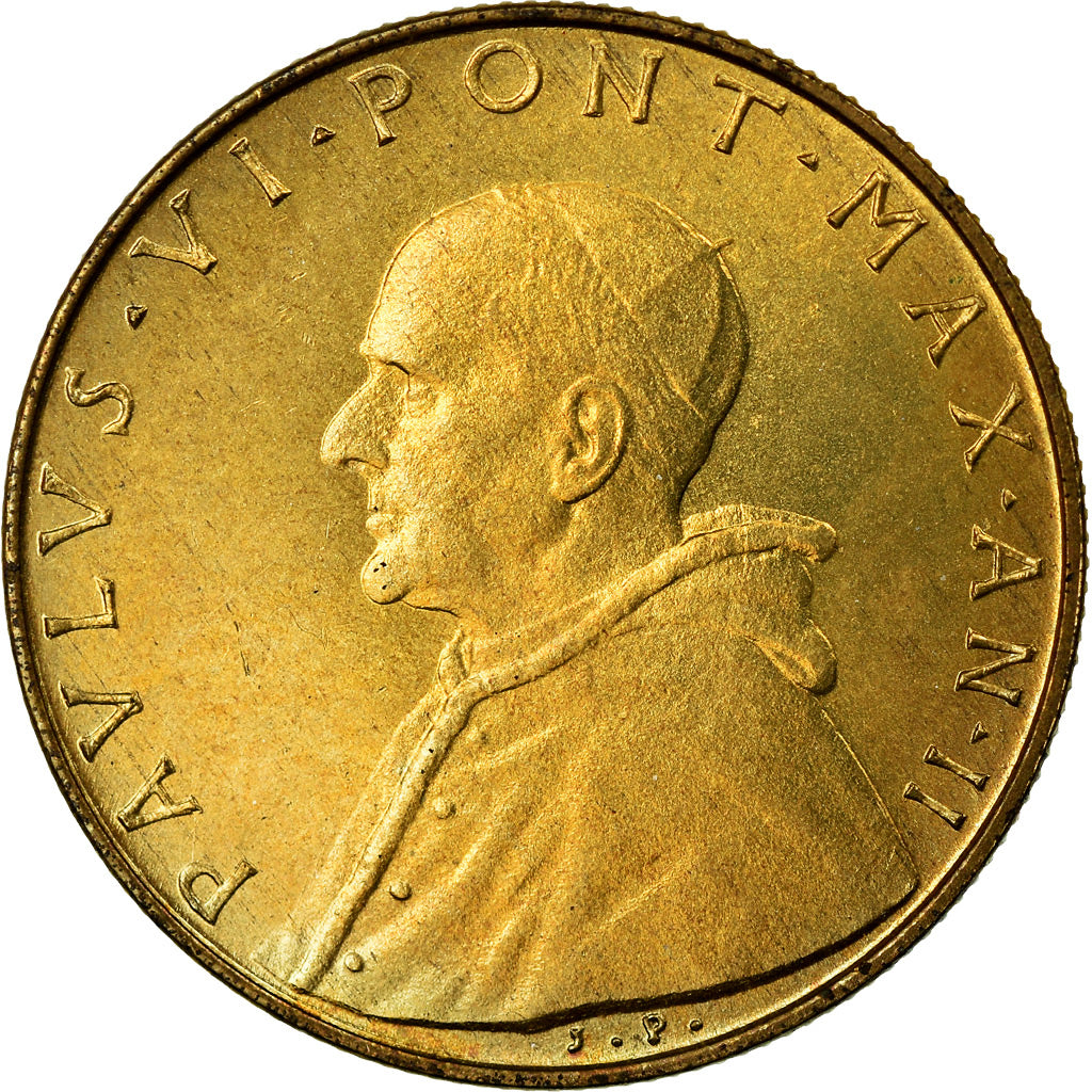 Moneta, CITTÀ DEL VATICANO, Paul VI, 20 Lire, 1964, SPL, Alluminio-bronzo