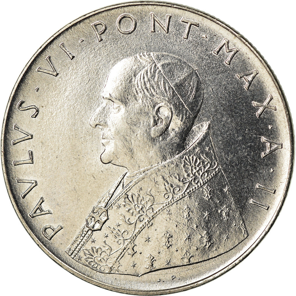 Moneta, CITTÀ DEL VATICANO, Paul VI, 100 Lire, 1964, SPL-, Acciaio