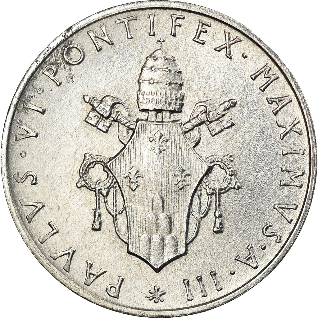 Münze, Vatikanstadt, Paul VI, Lira, 1965, UNZ, Aluminium, KM:76.2