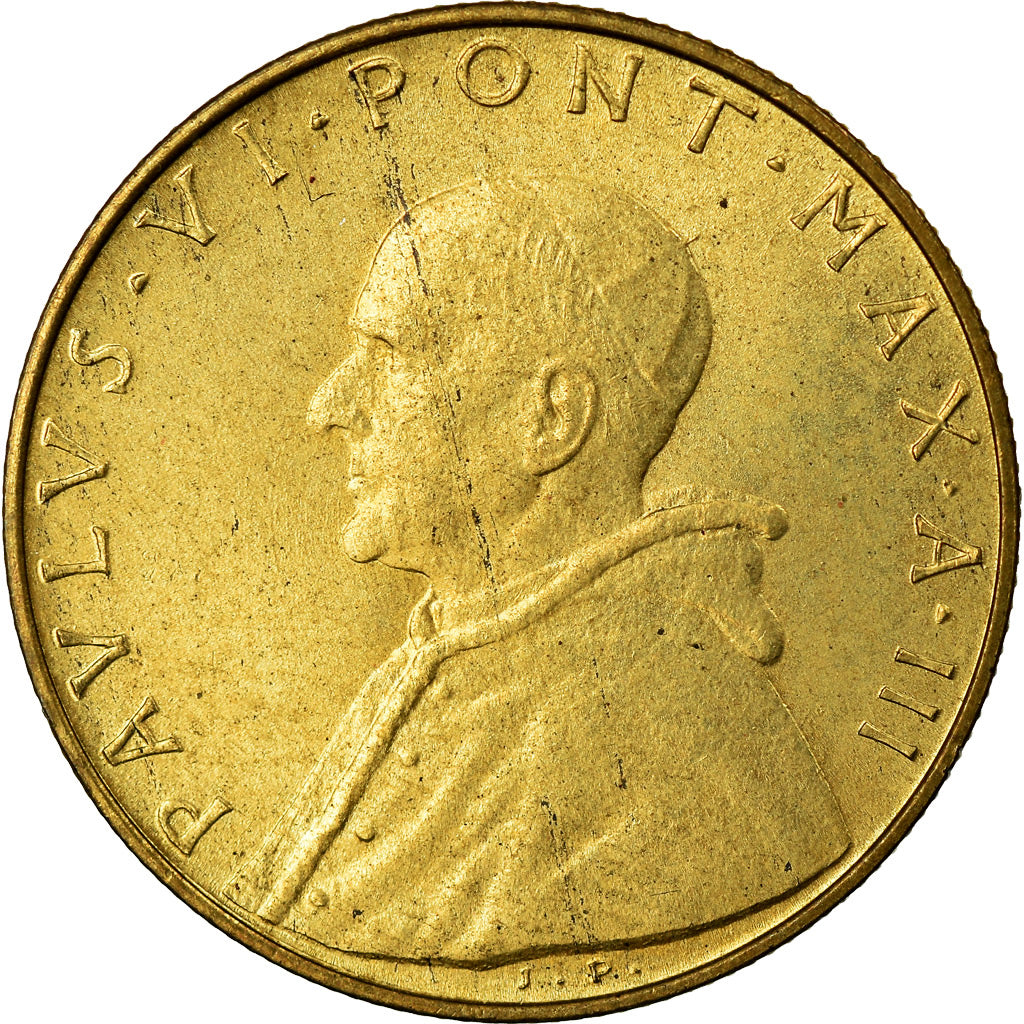 Moneta, CITTÀ DEL VATICANO, Paul VI, 20 Lire, 1965, SPL, Alluminio-bronzo