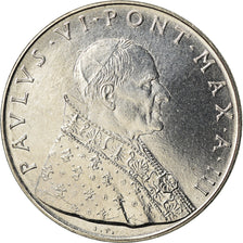 Moneta, CITTÀ DEL VATICANO, Paul VI, 50 Lire, 1965, SPL, Acciaio inossidabile