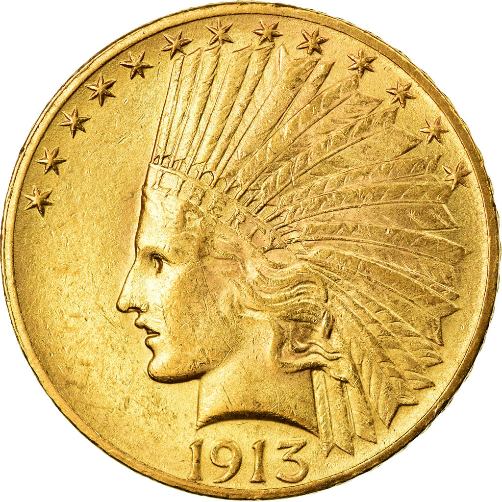Münze, Vereinigte Staaten, Indian Head, $10, Eagle, 1913, U.S. Mint