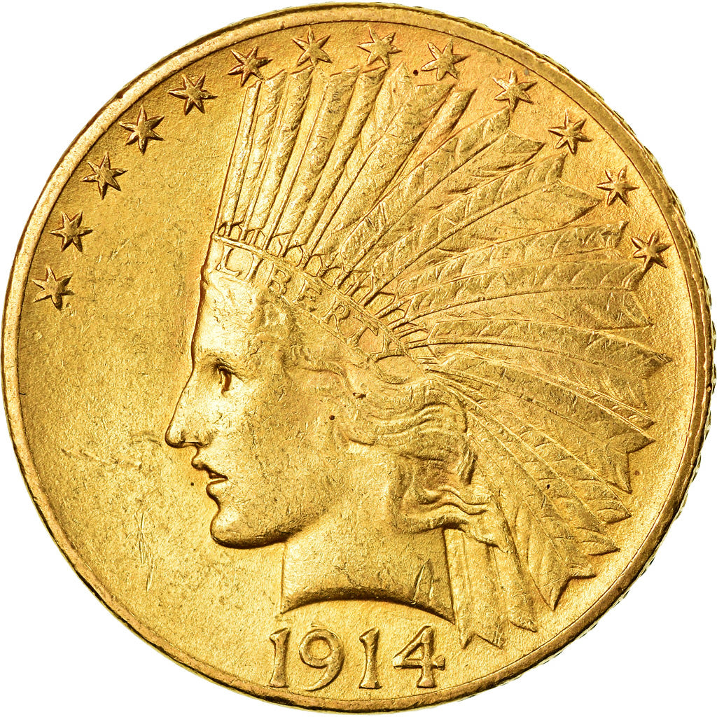 Münze, Vereinigte Staaten, Indian Head, $10, Eagle, 1914, U.S. Mint