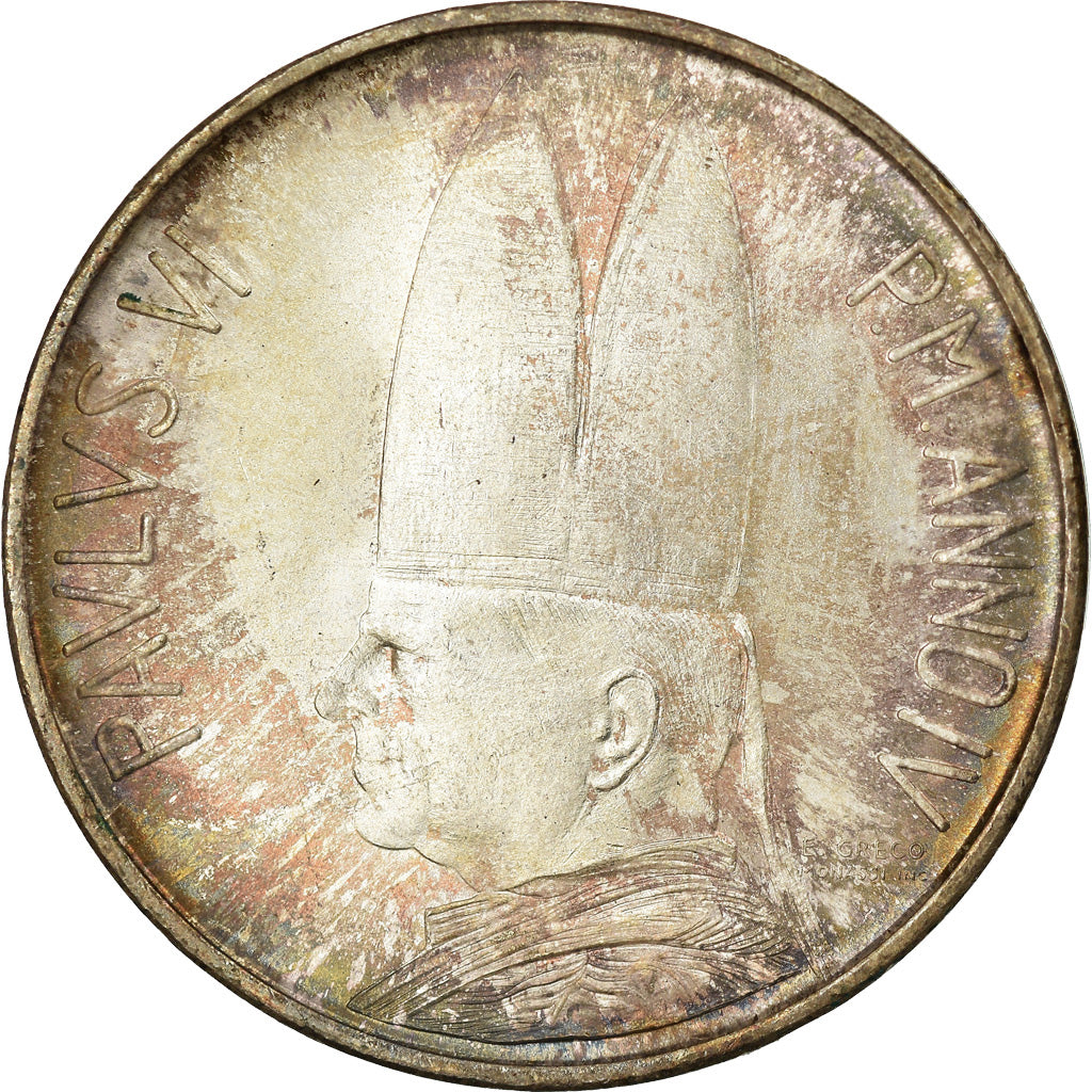 Monnaie, Cité du Vatican, Paul VI, 500 Lire, 1966, Roma, SPL, Argent, KM:91