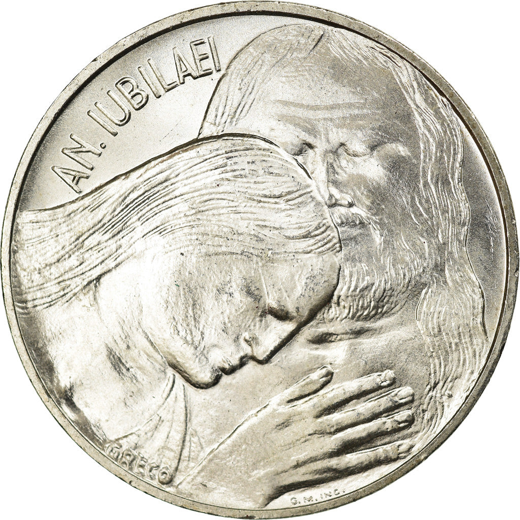 Moeda, CIDADE DO VATICANO, Paul VI, 500 Lire, 1975, MS(63), Prata, KM:131