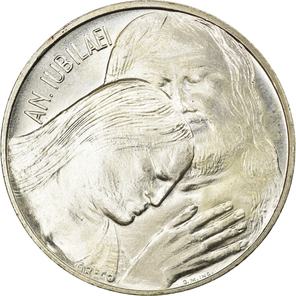 Münze, Vatikanstadt, Paul VI, 500 Lire, 1975, UNZ, Silber, KM:131