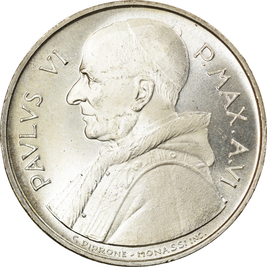 Monnaie, Cité du Vatican, Paul VI, 500 Lire, 1968, SPL, Argent, KM:107