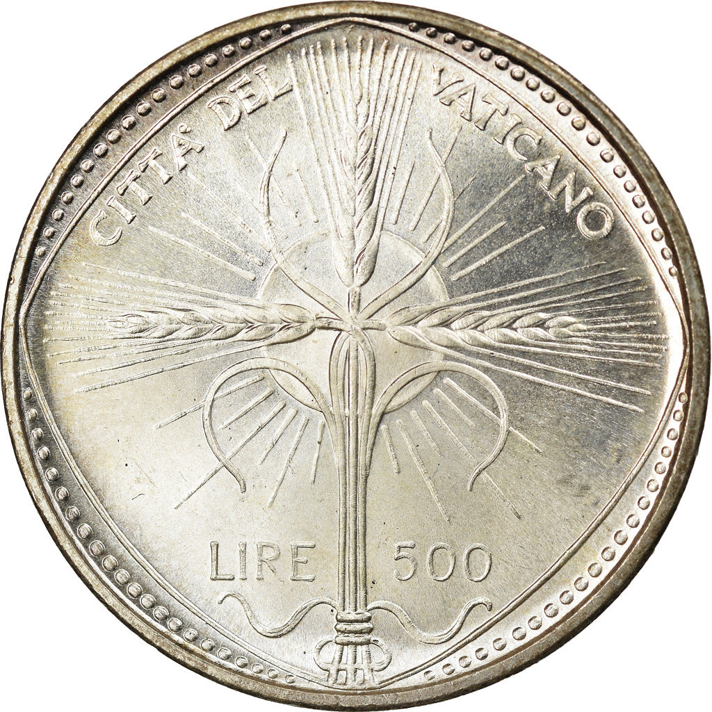 Monnaie, Cité du Vatican, Paul VI, 500 Lire, 1968, SPL, Argent, KM:107