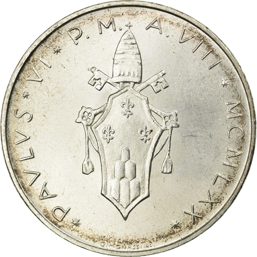 Monnaie, Cité du Vatican, Paul VI, 500 Lire, 1970, Roma, SPL, Argent, KM:123