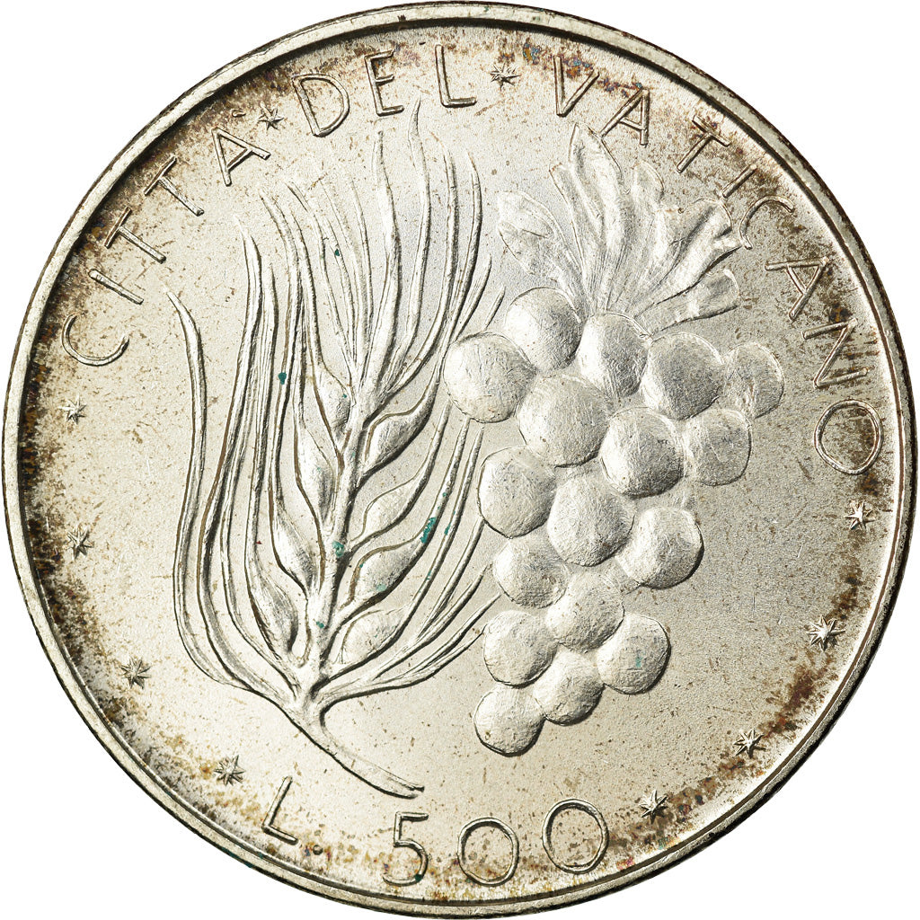 Monnaie, Cité du Vatican, Paul VI, 500 Lire, 1970, Roma, SPL, Argent, KM:123