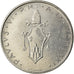 Moeda, CIDADE DO VATICANO, Paul VI, 100 Lire, 1971, MS(63), Aço Inoxidável