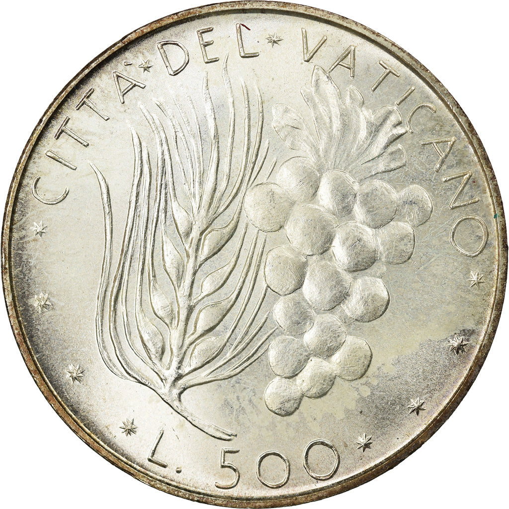 Moneta, CITTÀ DEL VATICANO, Paul VI, 500 Lire, 1971, SPL, Argento, KM:123