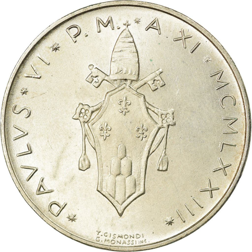 Monnaie, Cité du Vatican, Paul VI, 500 Lire, 1973, SPL, Argent, KM:123