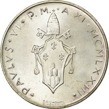 Coin, VATICAN CITY, Paul VI, 500 Lire, 1973, MS(63), Silver, KM:123