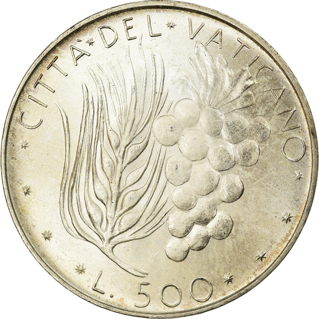 Monnaie, Cité du Vatican, Paul VI, 500 Lire, 1974, Roma, SPL, Argent, KM:123