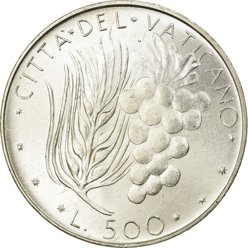 Monnaie, Cité du Vatican, Paul VI, 500 Lire, 1974, Roma, SPL, Argent, KM:123