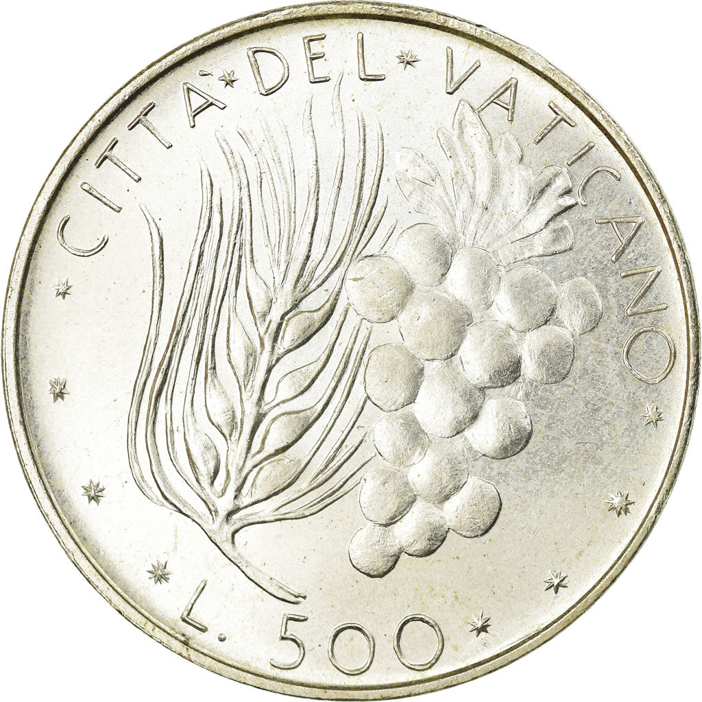 Monnaie, Cité du Vatican, Paul VI, 500 Lire, 1976, SPL, Argent, KM:123