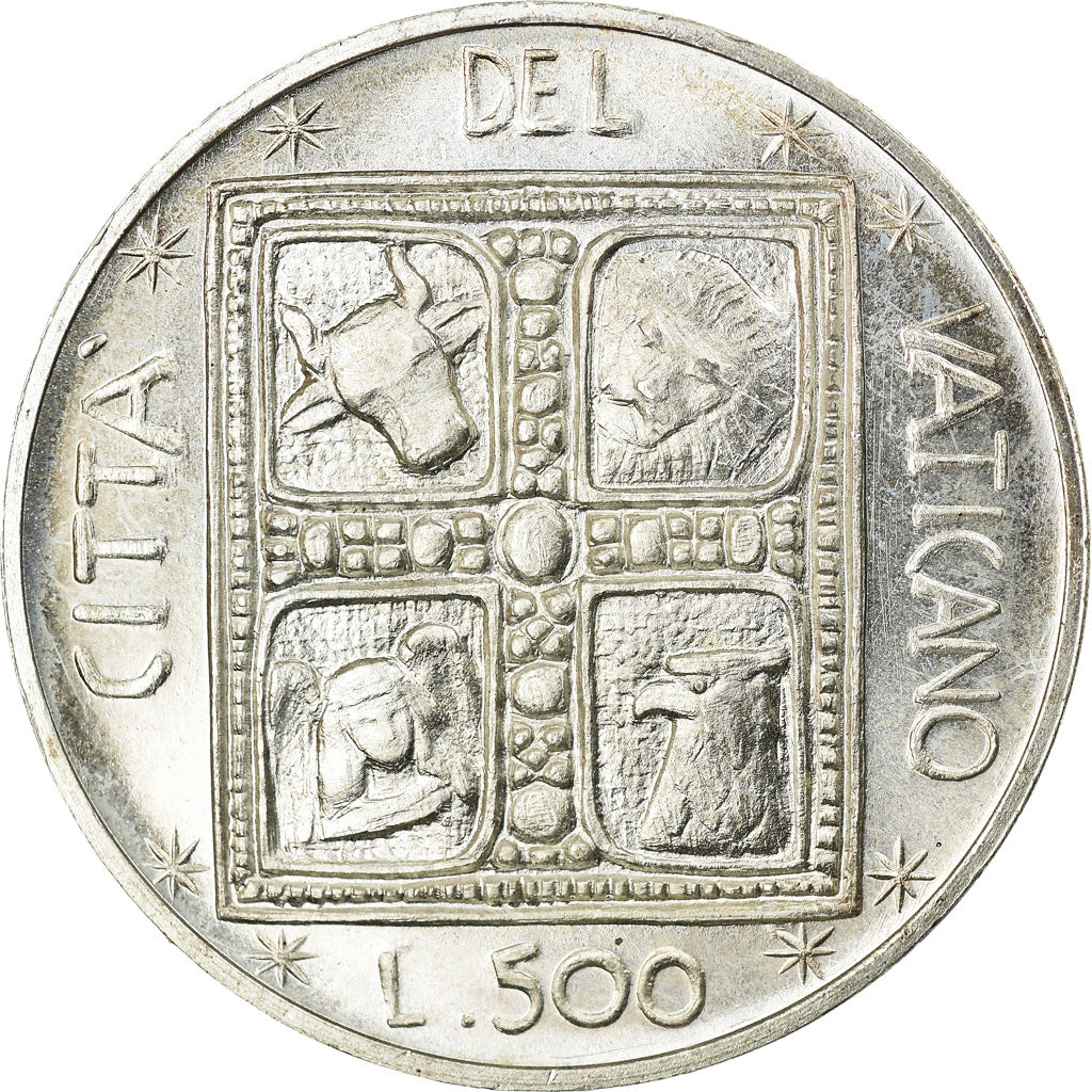 Monnaie, Cité du Vatican, Paul VI, 500 Lire, 1977, Roma, SPL, Argent, KM:132