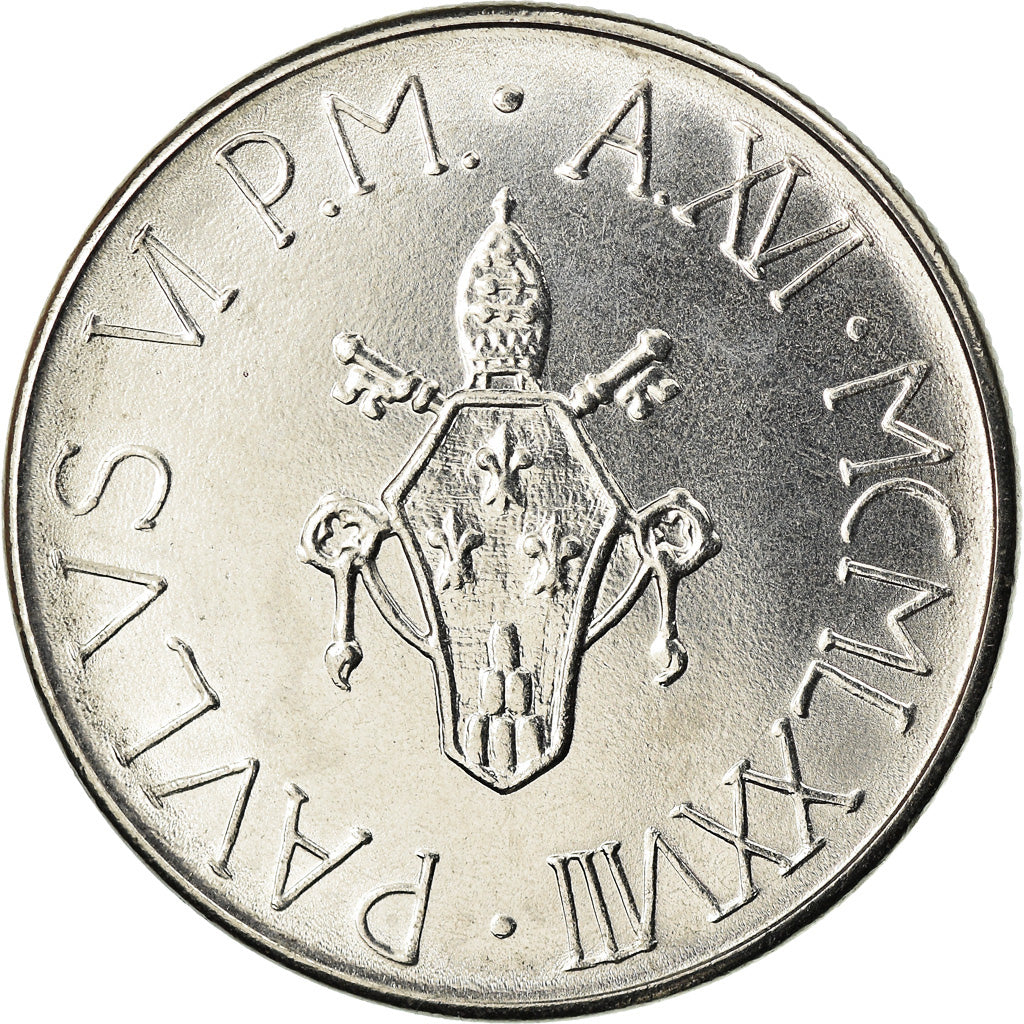 Münze, Vatikanstadt, Paul VI, 100 Lire, 1978, Roma, UNZ, Stainless Steel