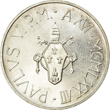 Moeda, CIDADE DO VATICANO, Paul VI, 500 Lire, 1978, Roma, MS(63), Prata, KM:139