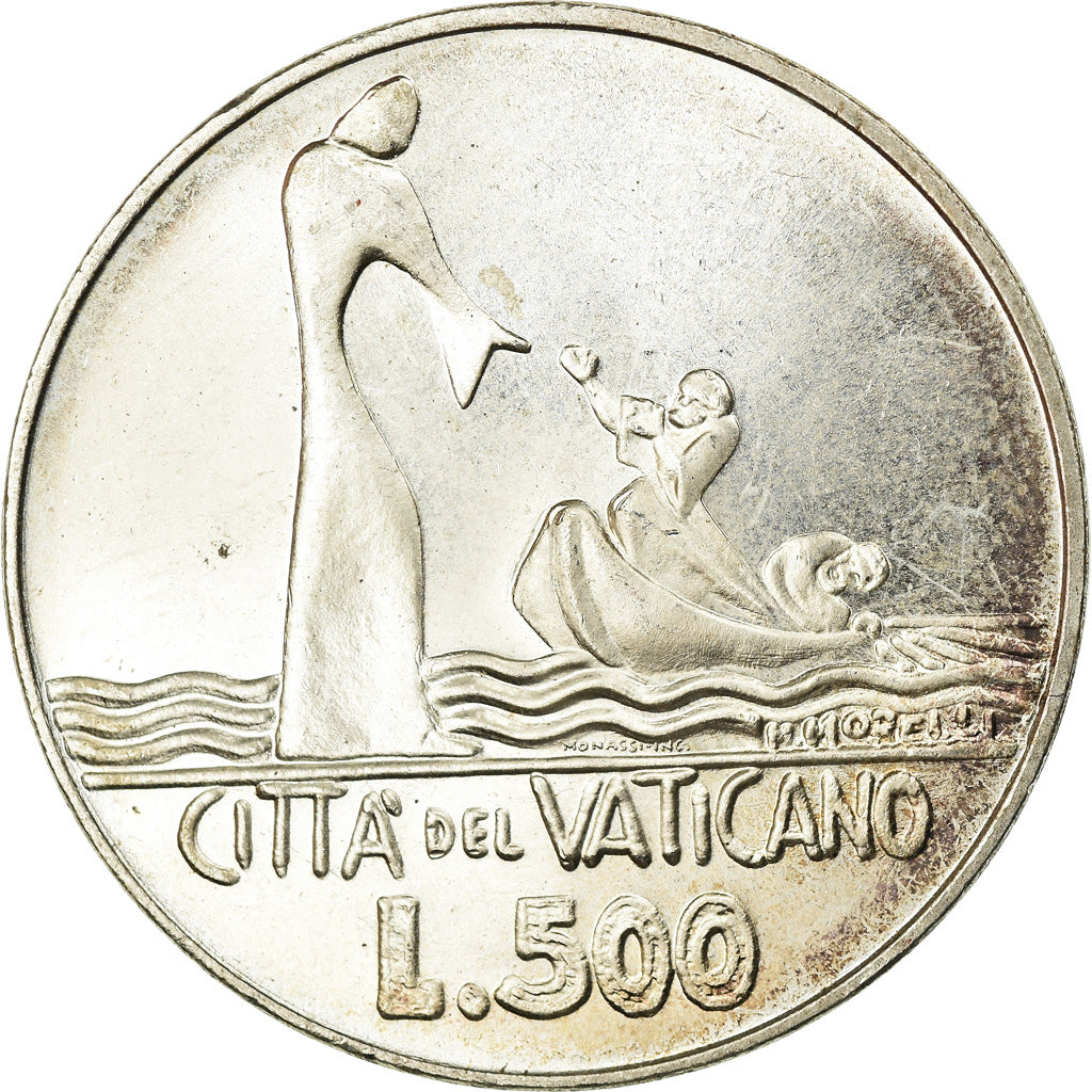 Moeda, CIDADE DO VATICANO, Paul VI, 500 Lire, 1978, Roma, MS(63), Prata, KM:139