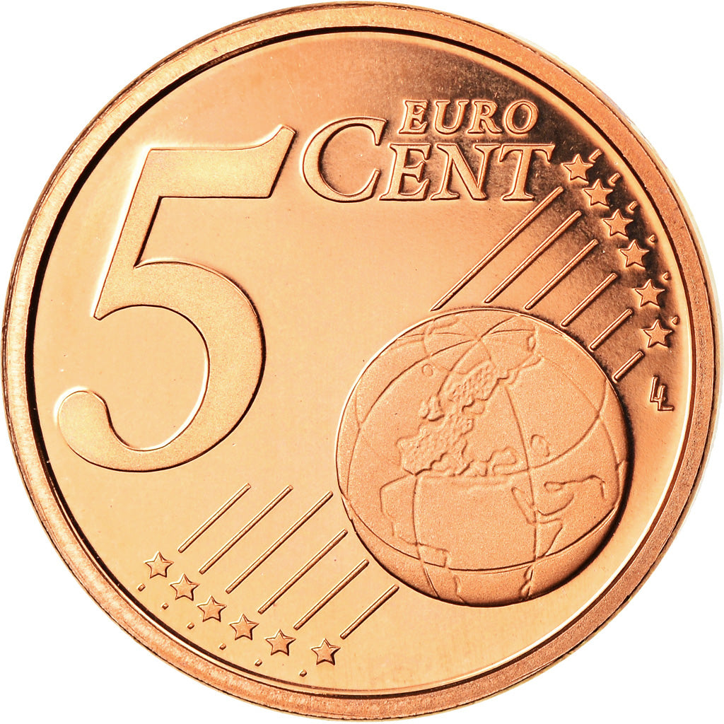 San Marino, 5 Euro Cent, 2008, Proof, FDC, Copper Plated Steel, KM:442