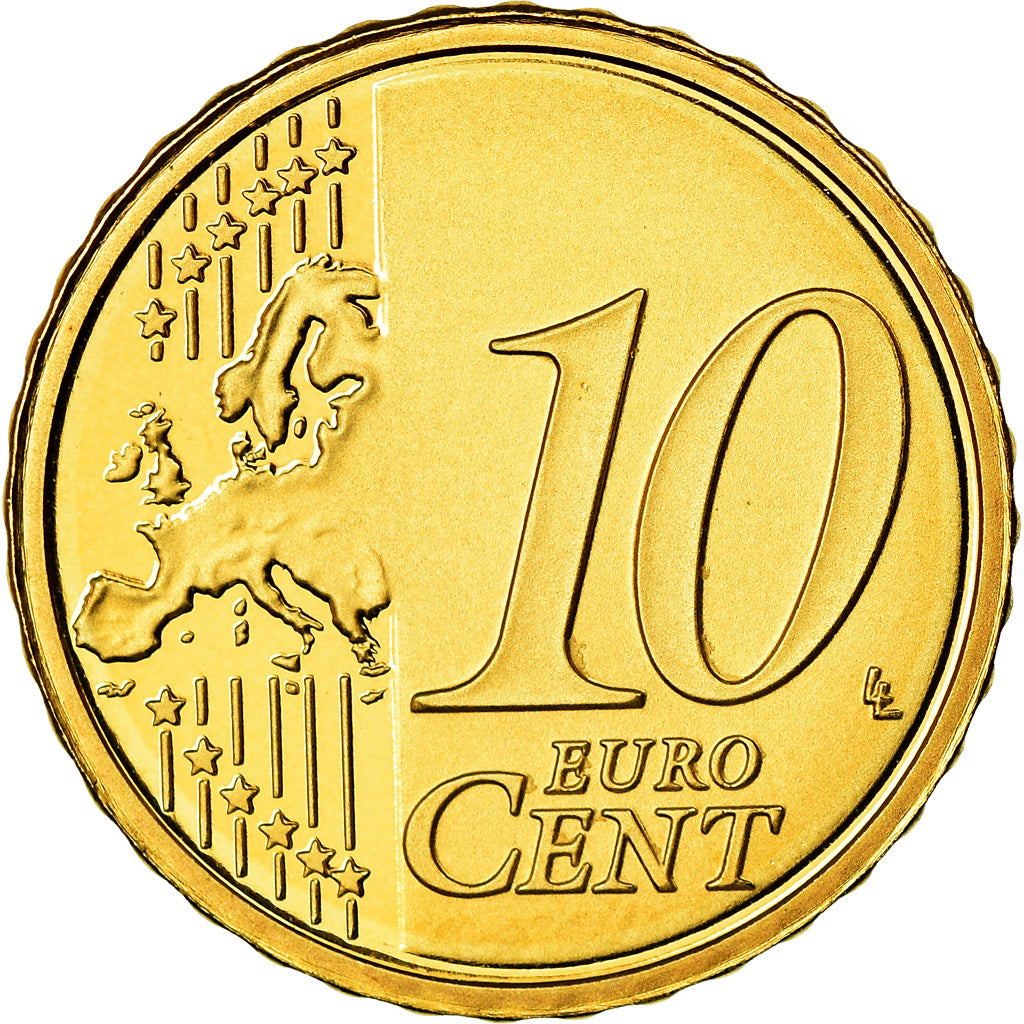 San Marino, 10 Euro Cent, 2008, Proof, FDC, Ottone, KM:482