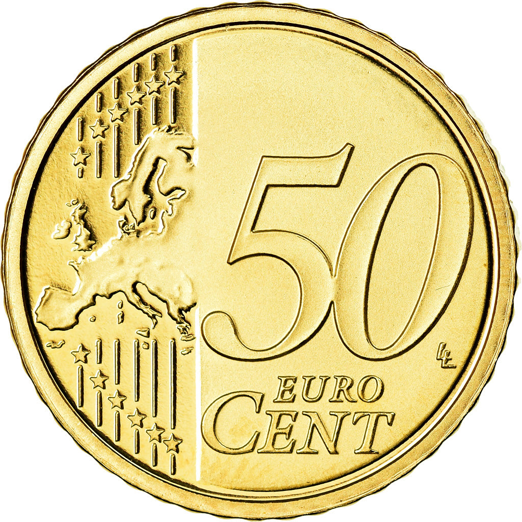 San Marino, 50 Euro Cent, 2008, Proof, FDC, Tin, KM:484