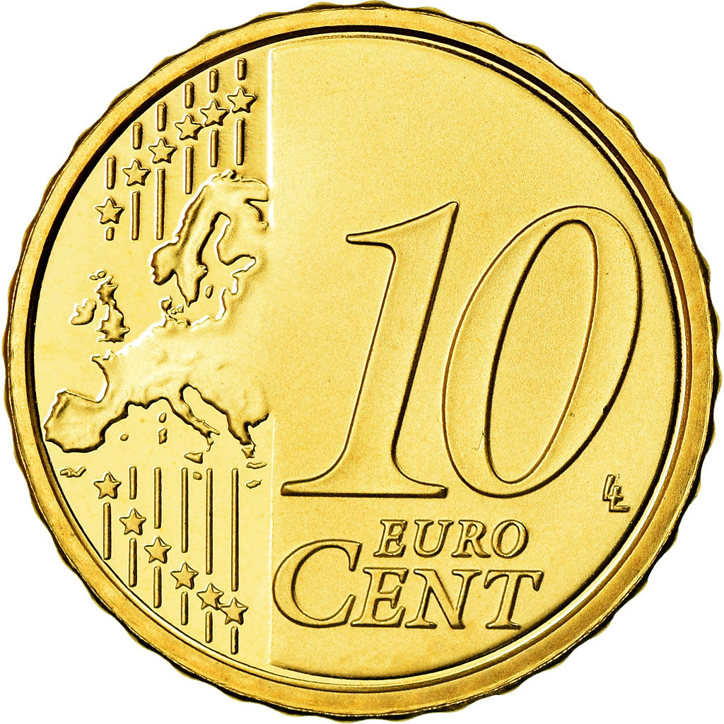 San Marino, 10 Euro Cent, 2009, Proof, FDC, Ottone, KM:482