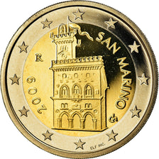 San Marino, 2 Euro, 2009, Proof, FDC, Bi-Metallic, KM:486