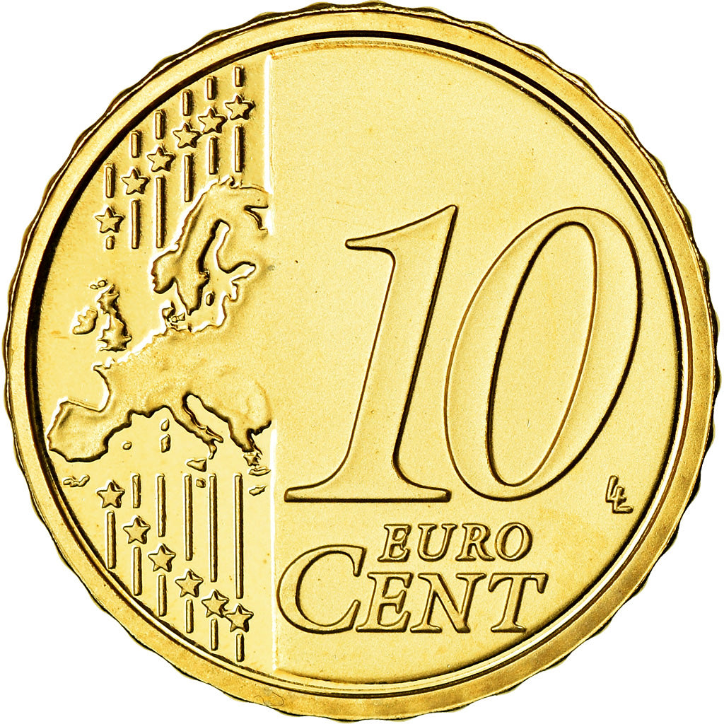 San Marino, 10 Euro Cent, 2010, Proof, FDC, Ottone, KM:482