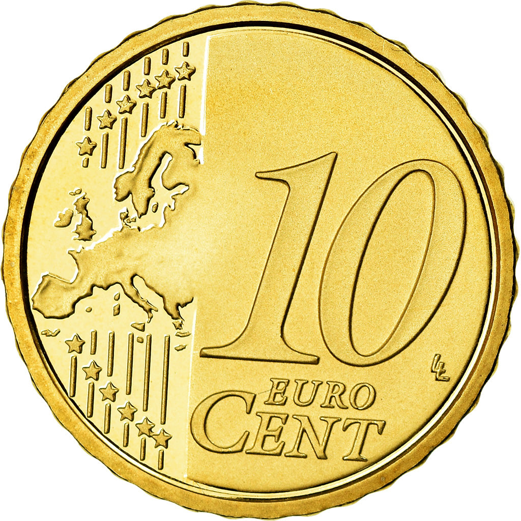 San Marino, 10 Euro Cent, 2011, Proof, STGL, Messing, KM:482