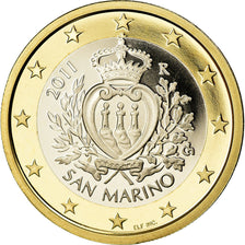 San Marino, Euro, 2011, Proof, FDC, Bi-metallico, KM:485