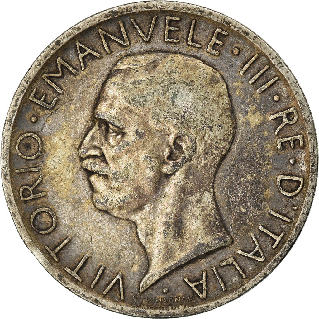 Monnaie, Italie, Vittorio Emanuele III, 5 Lire, 1927, Rome, TB+, Argent, KM:67.2