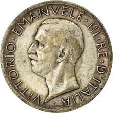 Monnaie, Italie, Vittorio Emanuele III, 5 Lire, 1927, Rome, TB+, Argent, KM:67.2