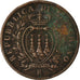 Münze, San Marino, 10 Centesimi, 1935, Rome, SS, Bronze, KM:13