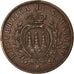 Münze, San Marino, 10 Centesimi, 1937, Rome, SS, Bronze, KM:13