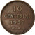 Monnaie, San Marino, 10 Centesimi, 1937, Rome, TTB, Bronze, KM:13