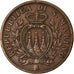 Coin, San Marino, 10 Centesimi, 1938, Rome, EF(40-45), Bronze, KM:13