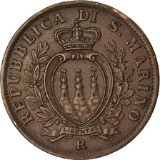 Moneta, San Marino, 5 Centesimi, 1935, Rome, BB, Bronzo, KM:12