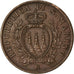 Moneta, San Marino, 5 Centesimi, 1935, Rome, BB, Bronzo, KM:12