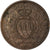 Moneda, San Marino, 5 Centesimi, 1935, Rome, MBC, Bronce, KM:12